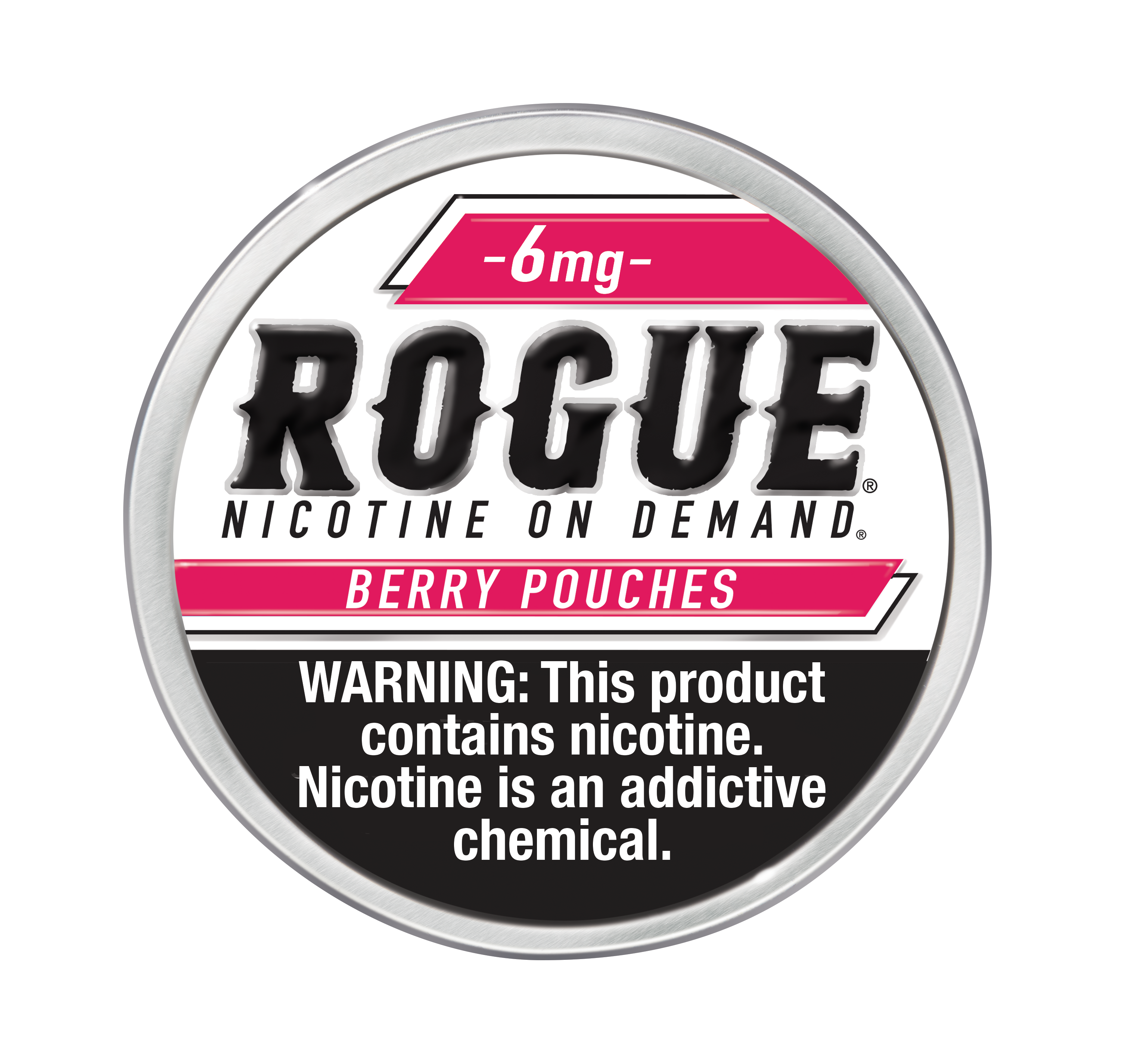 Rogue berry nicotine pouch 6mg 5ct