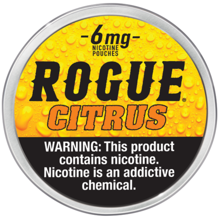 Rogue citrus nicotine pouch 6mg 5ct