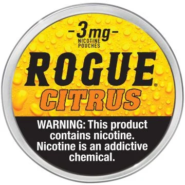 Rogue citrus nicotine pouch 3mg 5ct