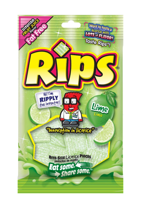 Rips lime bite size pieces h/b 4oz