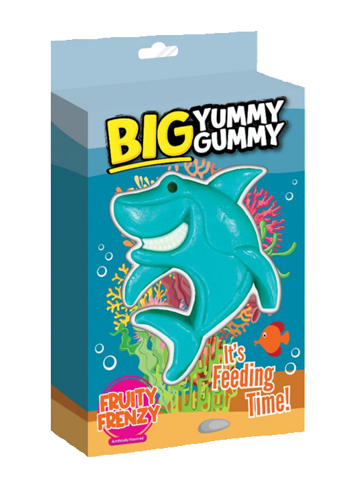 Big yummy gummy fruity frenzy shark 5.29oz