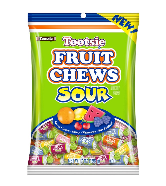 Tootsie fruit chews sour h/b 7oz