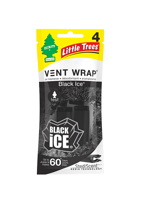 Little tree black ice vent wrap 4ct