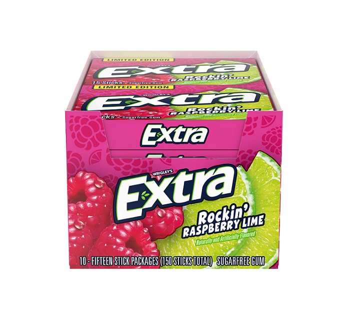 Extra raspberry lime 10ct