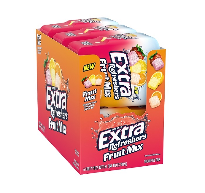 Extra fruit mix refreshers btl 6/40ct