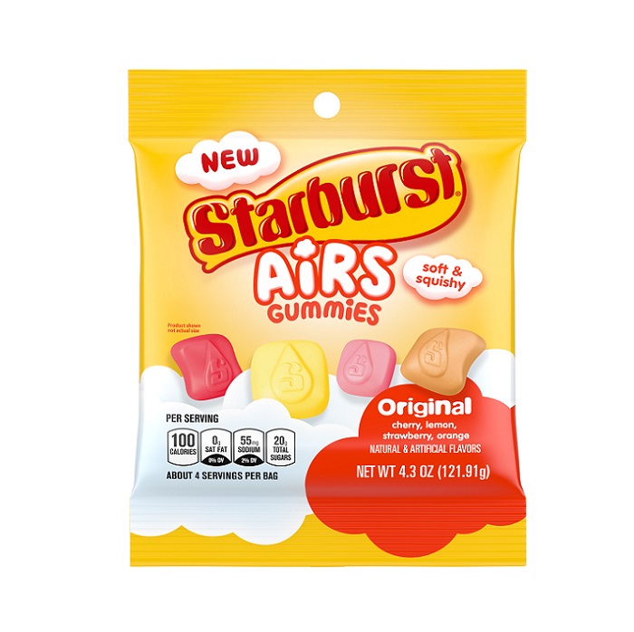 Starburst original air gummies h/b 4.3oz