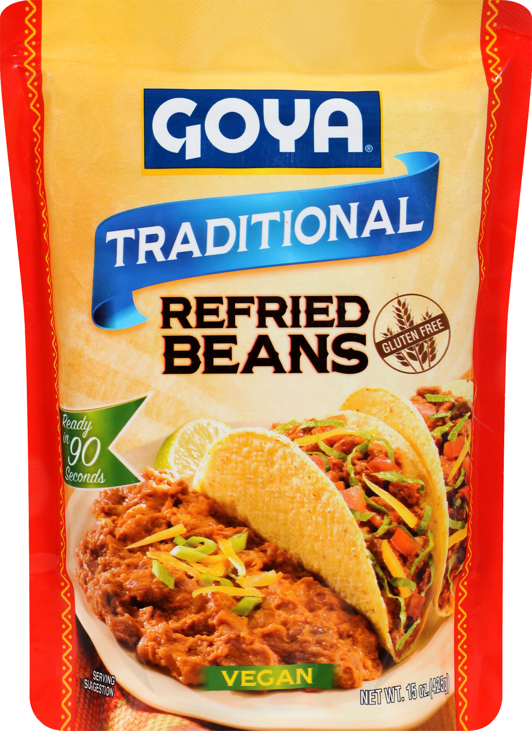 Goya traditional refried beans 15oz
