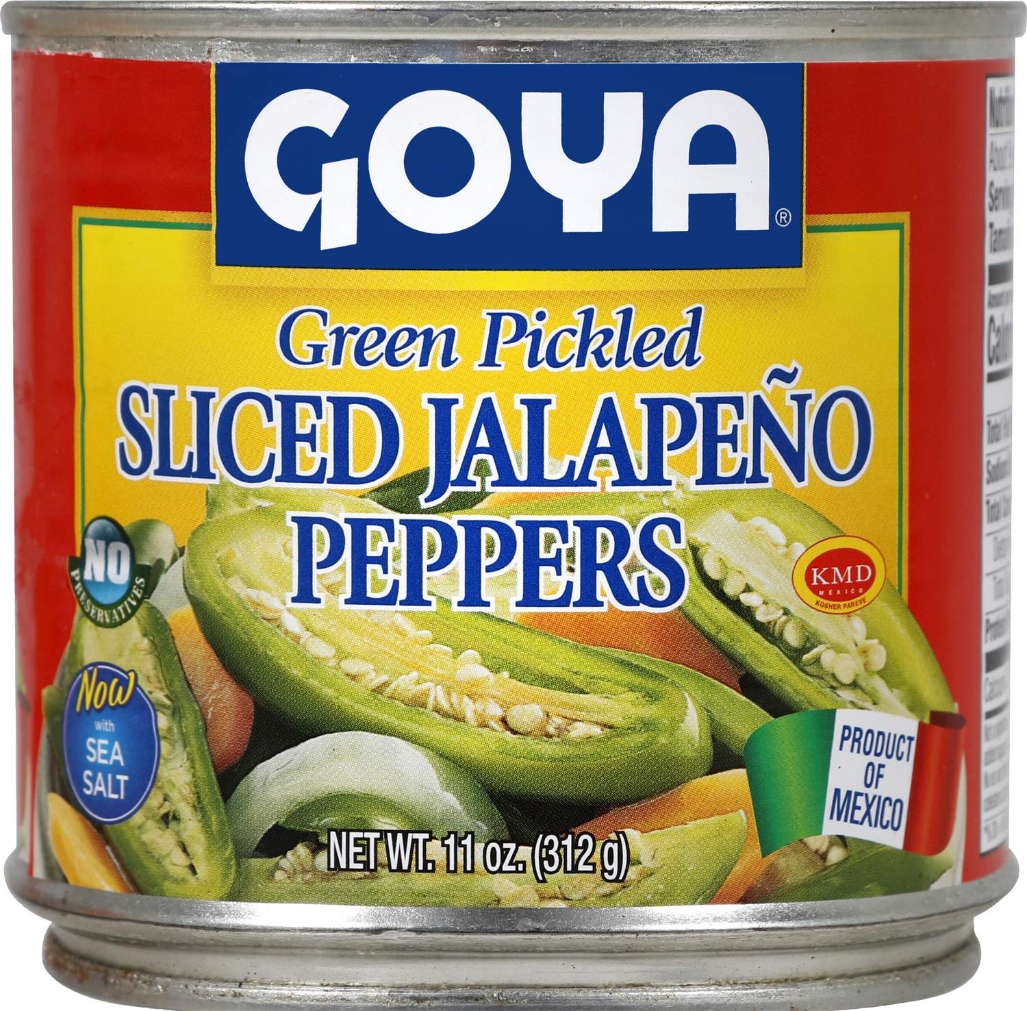 Goya sliced jalapeno peppers 11oz