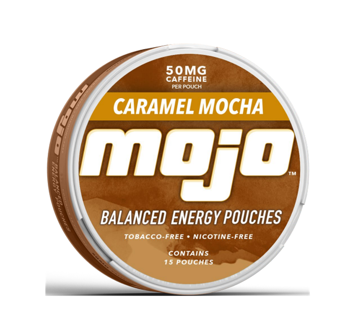 Mojo caramel mocha energy pouches 5ct 50mg