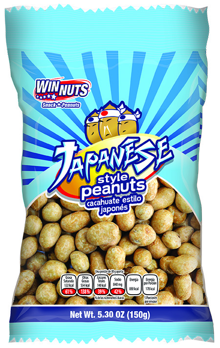 Winnuts japanese style peanuts 5.25oz