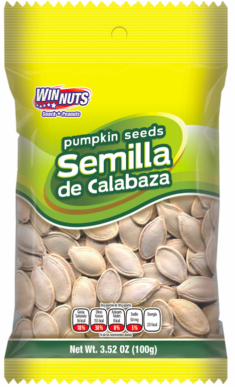 Winnuts semilla de calabaza 3oz