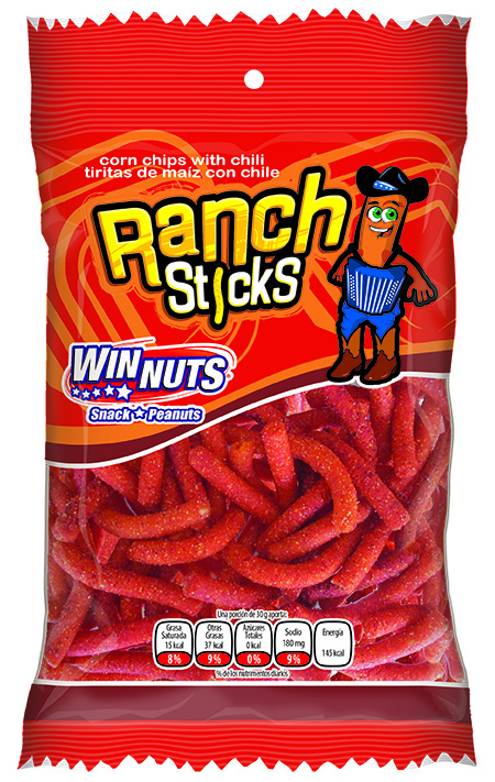Winnuts ranch sticks 3.5oz