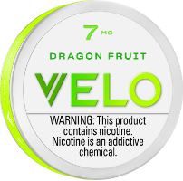 Velo 7mg pouch drgn frut 1.8m 5tins