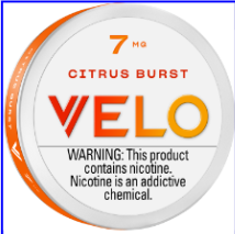 Velo 7mg pouch citrus brst 1.8m 5tins