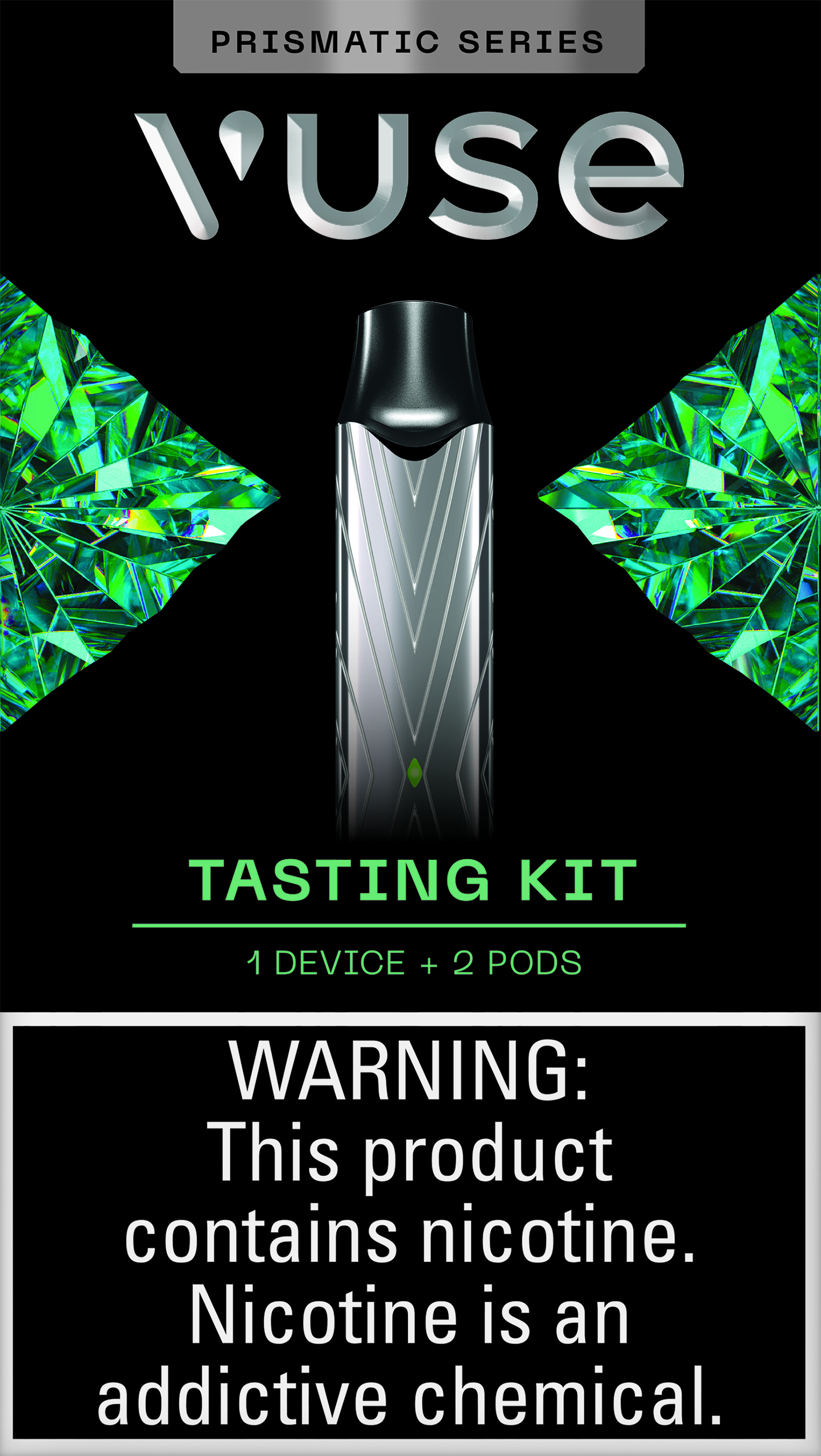 Vuse prismatic menthol tasting kit 5%