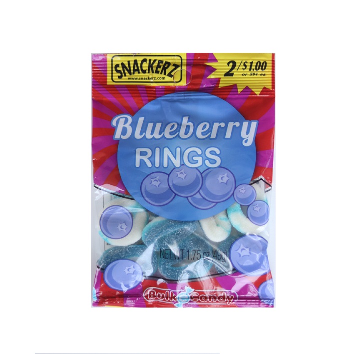 Snackerz 2/$1 blueberry rings