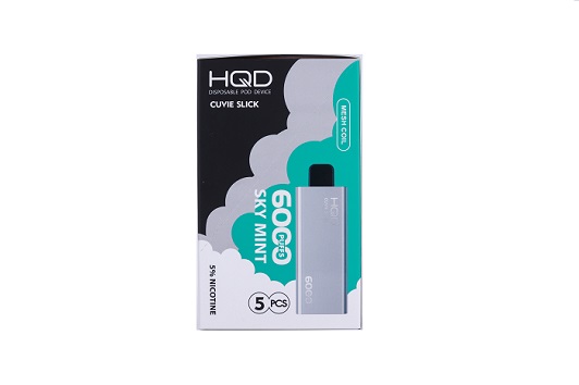 Hqd sky mint disposible cuvie slick 6000 5ct
