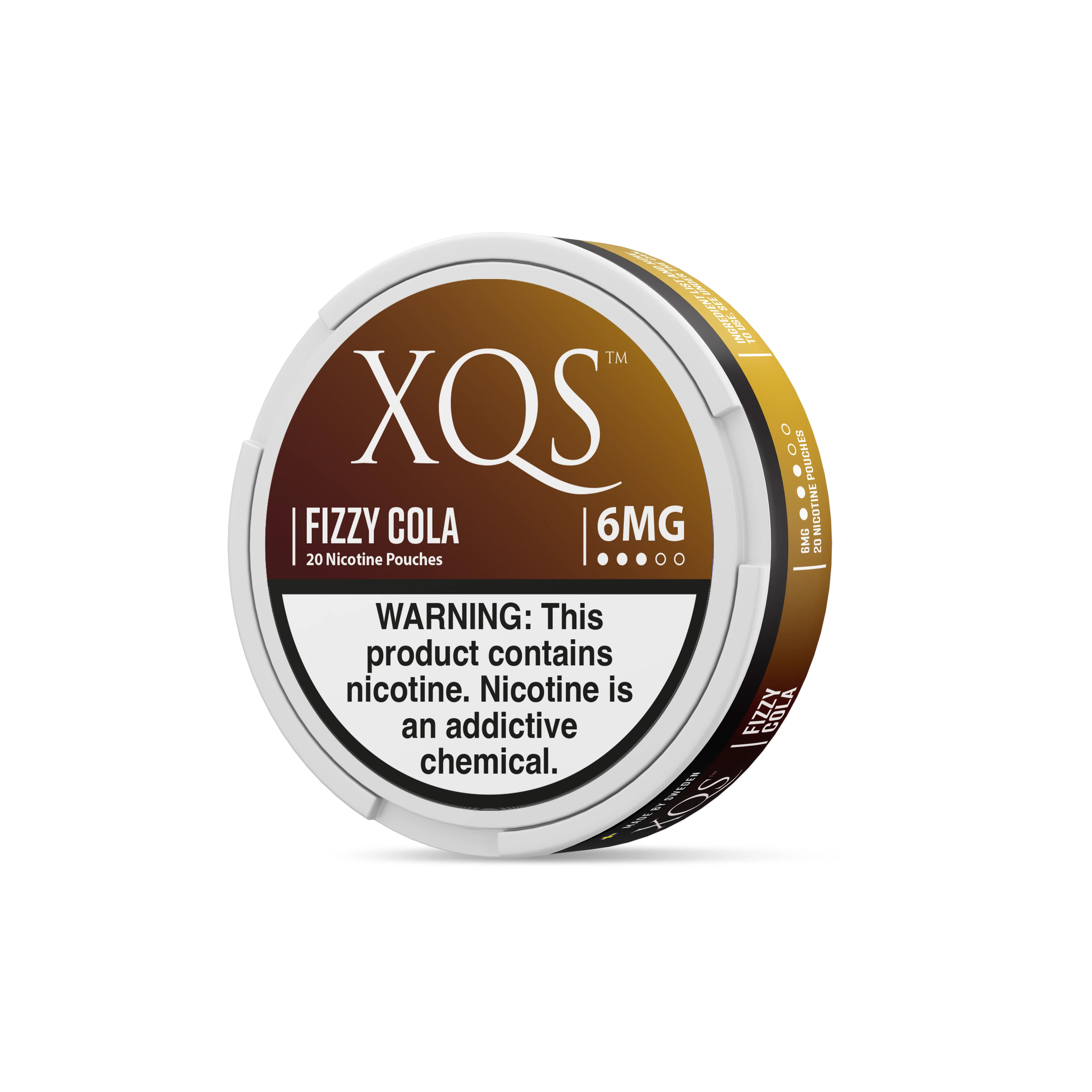 Xqs fizzy cola 6mg nicotine pouch