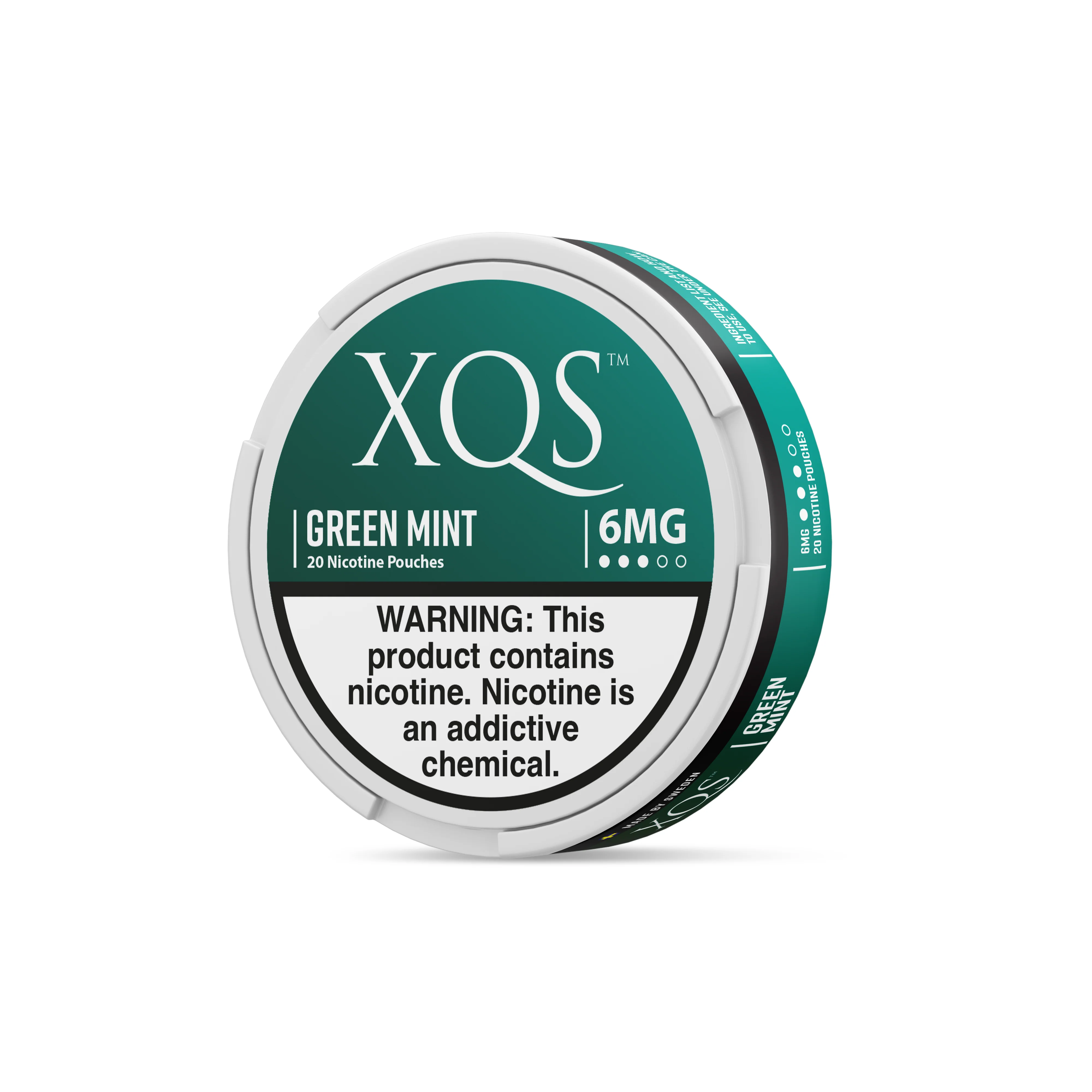 Xqs green mint 6mg nicotine pouch