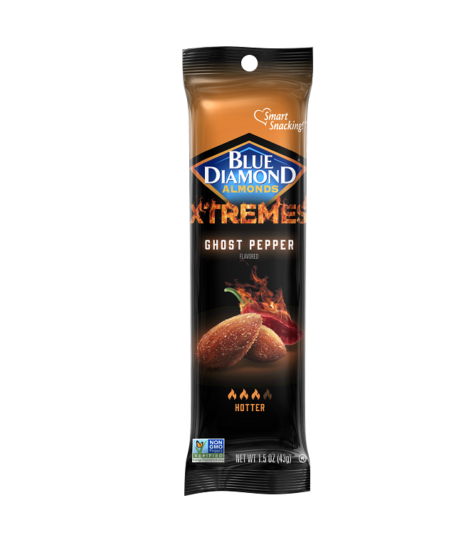 Blue diamond xtremes ghost pepper almonds 12ct