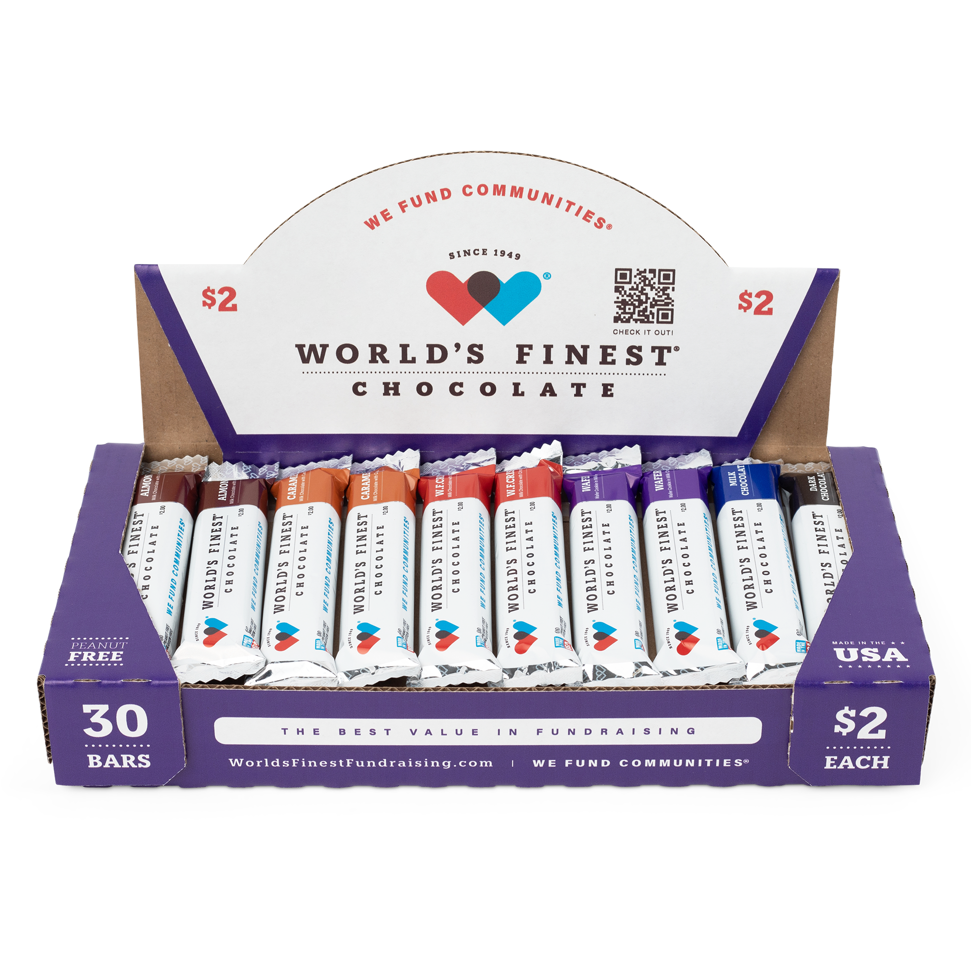 World`s finest chocolate variety bx 30ct