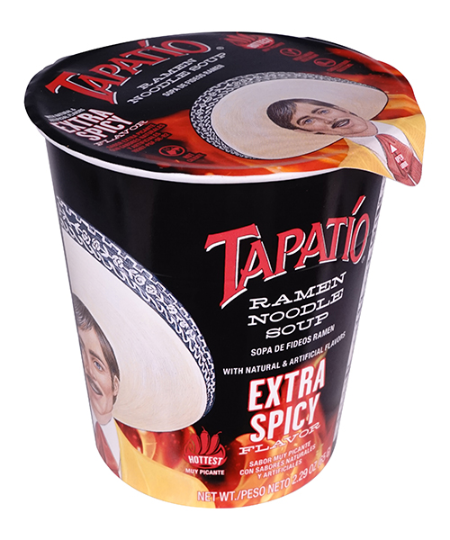 Tapatio extra spicy cup 12ct 2.29oz