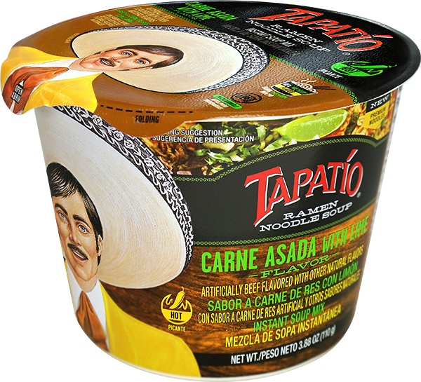 Tapatio carne asada with lime bowl 6ct 3.8oz