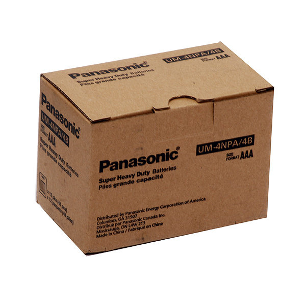 Panasonic aaa 4pk 12ct