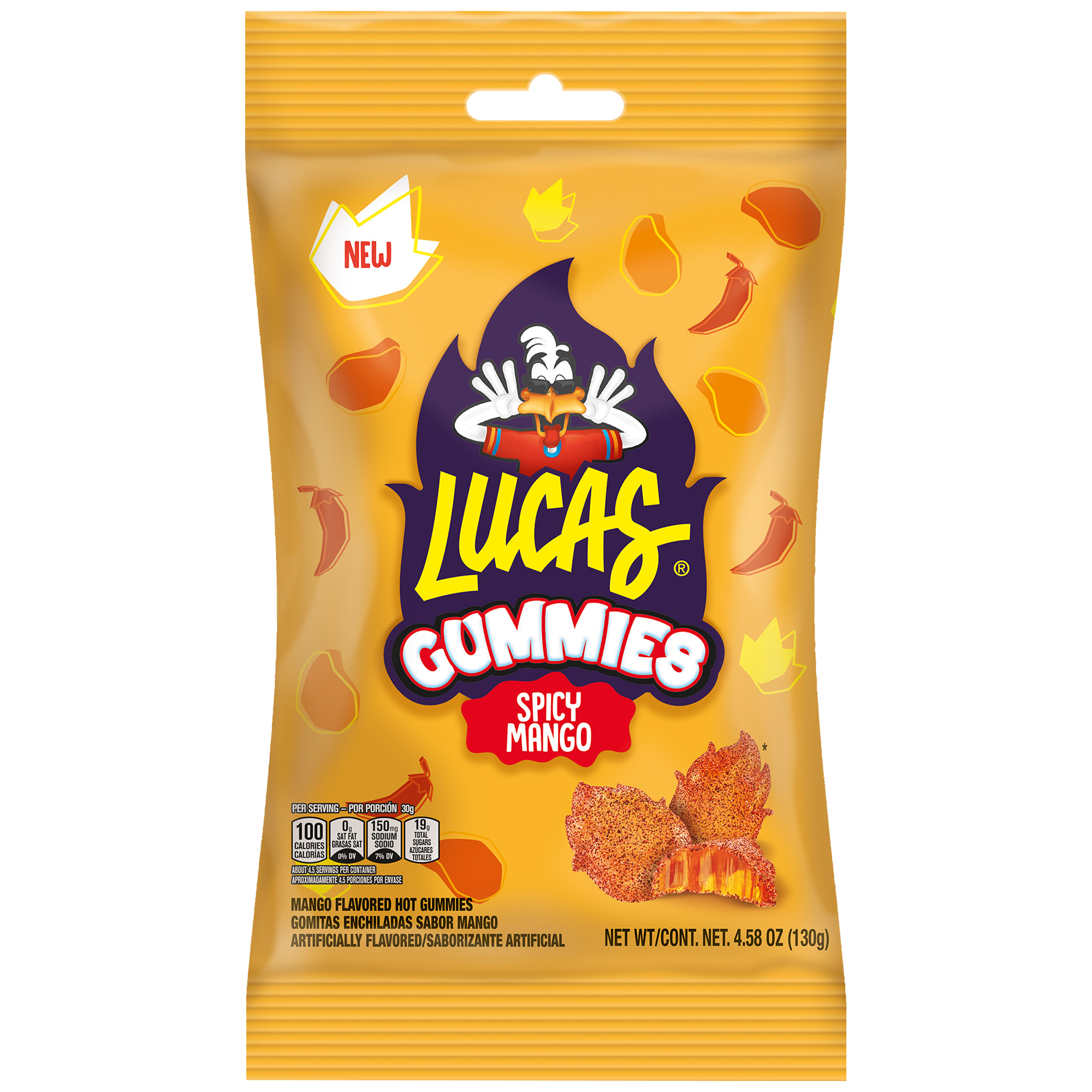 Lucas spicy mango gummies 4.59oz