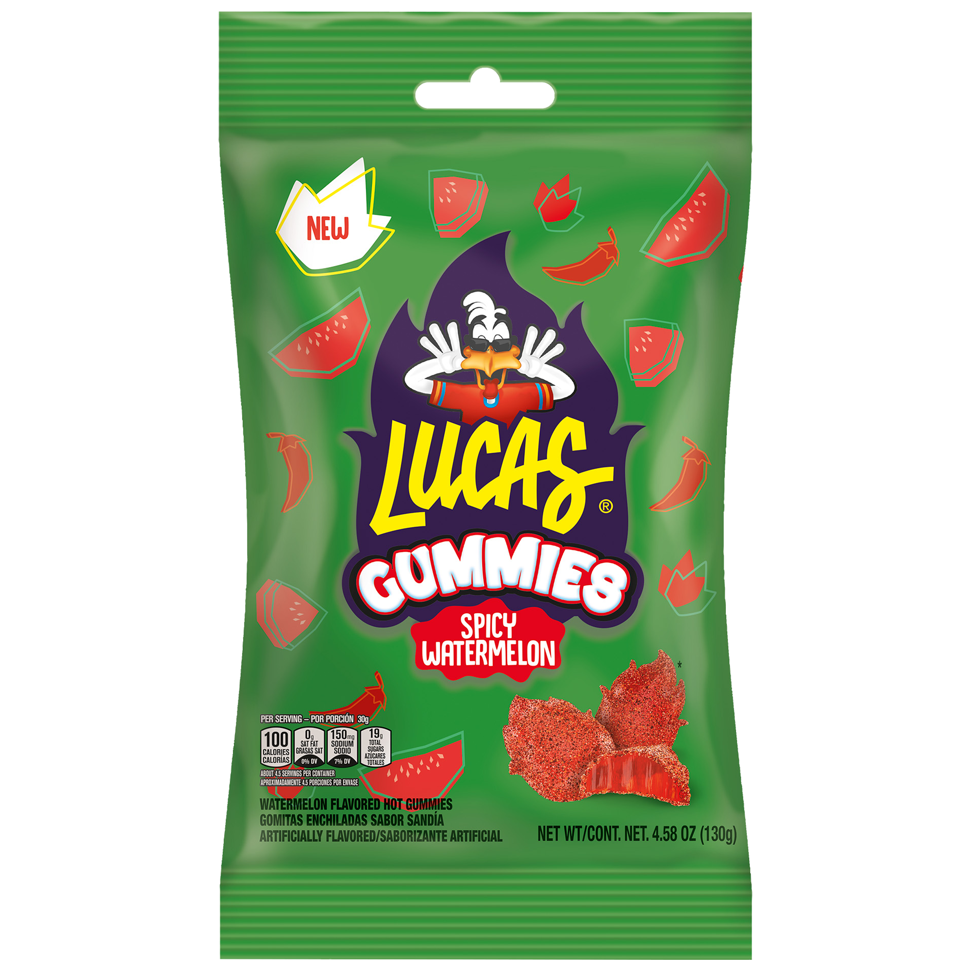 Lucas spicy watermelon gummies 4.59oz