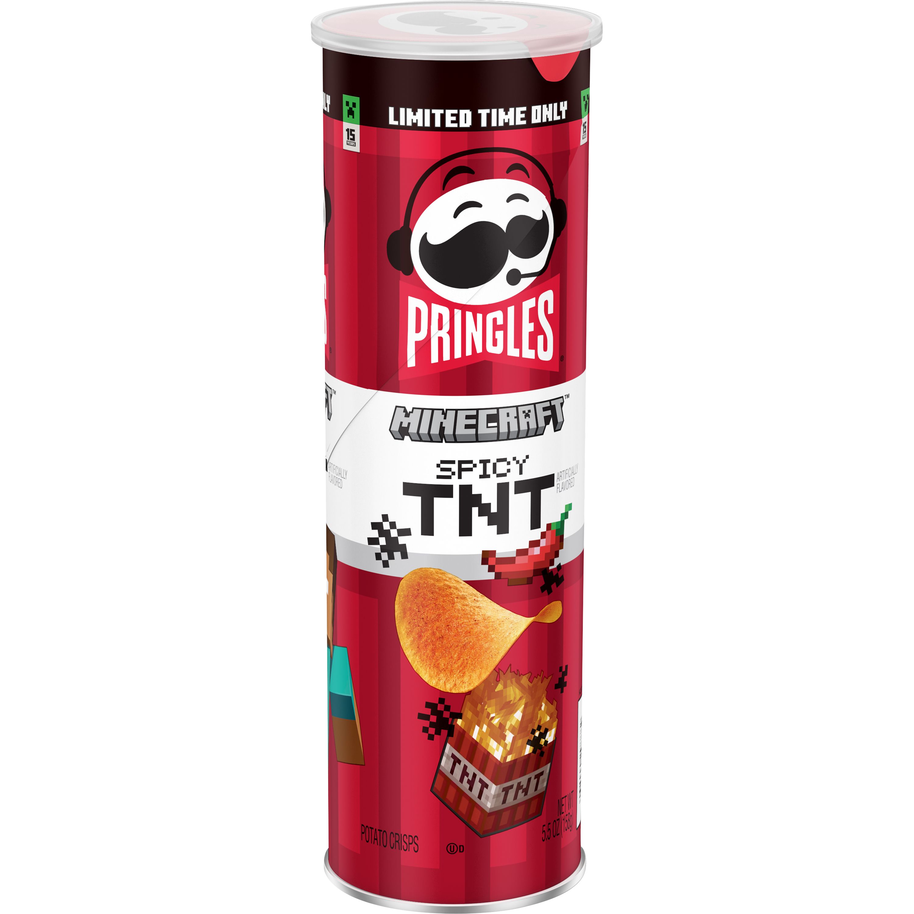 Pringles spicy tnt minecraft lg 5.6oz