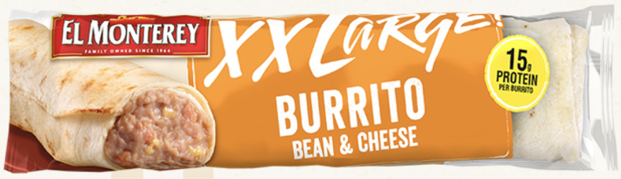 El monterey beef & cheese burrito xxl 9.5oz