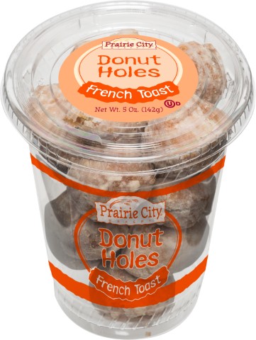 Prairie city french toast donut hole 5oz