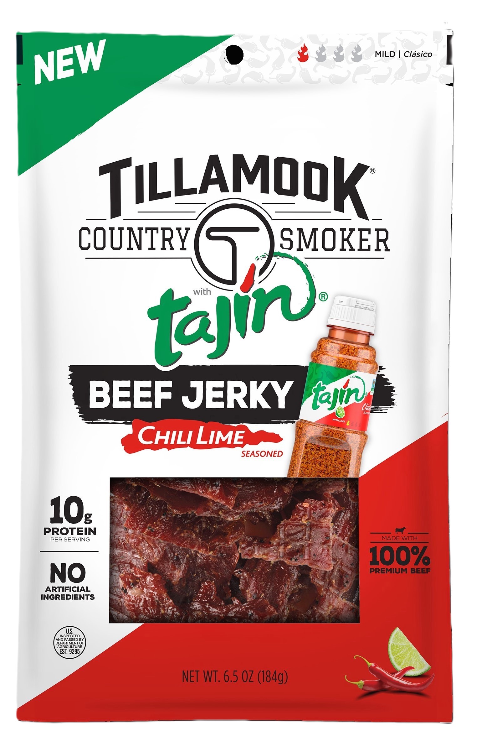 Tillamook tajin chili lime jerky 6.5oz