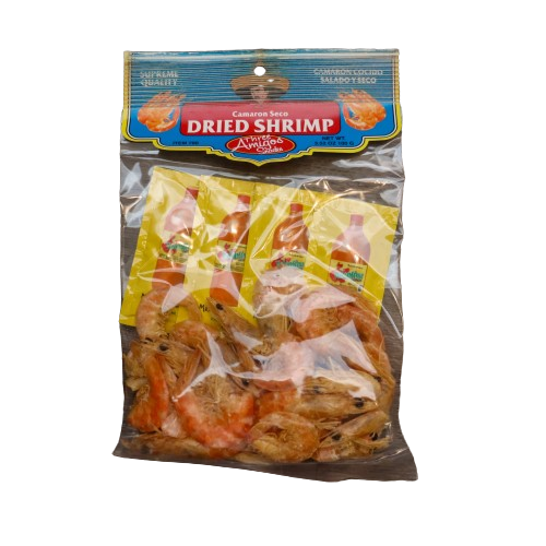 Three amigos dried shrimp camaron seco 3.52oz