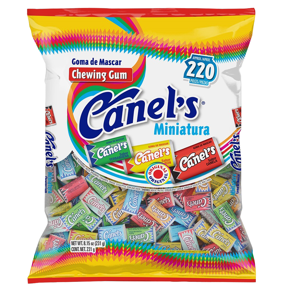 Canel`s miniature chewing gum 220ct bag 8.15oz