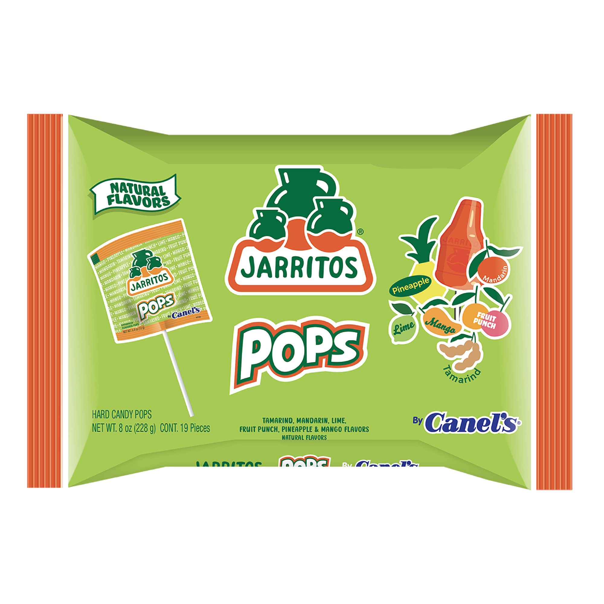 Canel's jarritos mix flavors pops 19ct bag 8.0oz