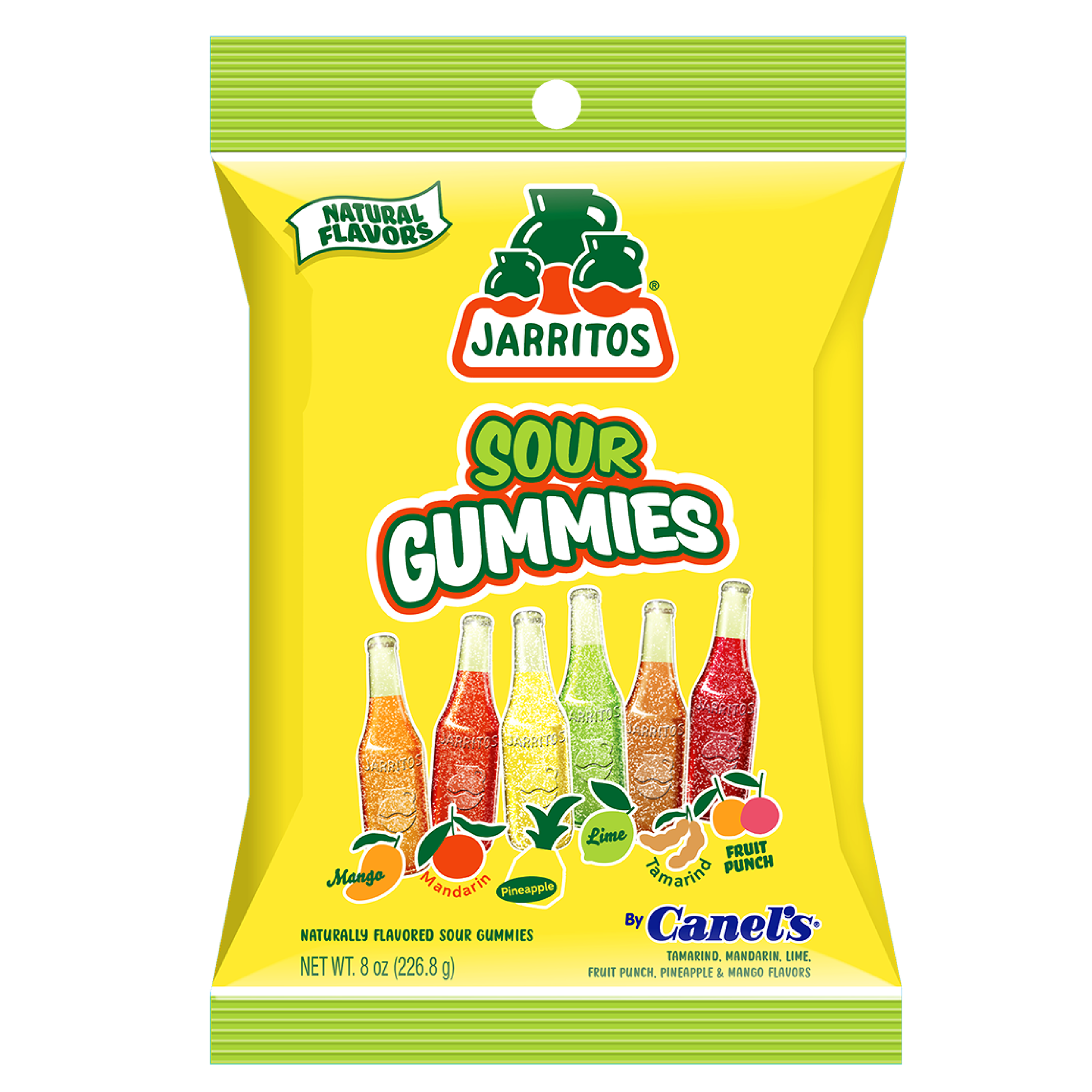 Canel`s jarritos mix flavors sour gummies 8.0oz