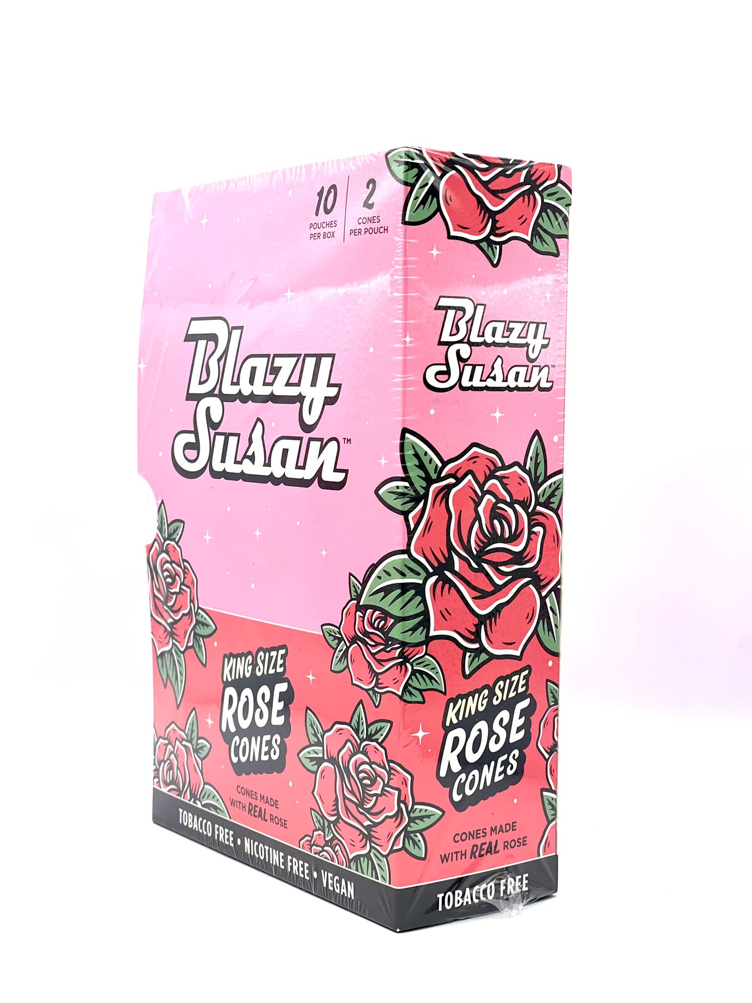 Blazy susan rose cones king size 2pk/10ct