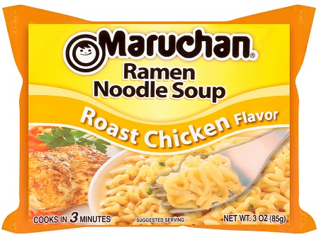 Maruchan ramen roast chicken 24ct 3oz