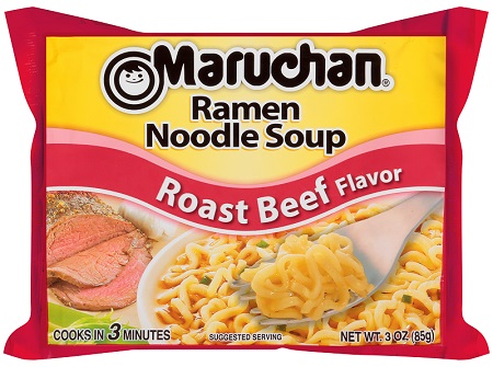 Maruchan ramen roast beef 24ct 3oz