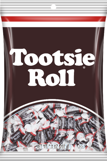 Tootsie roll candy peg 7.3 oz