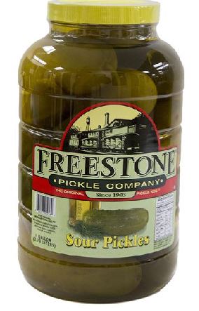 Freestone pickles sour 1gal