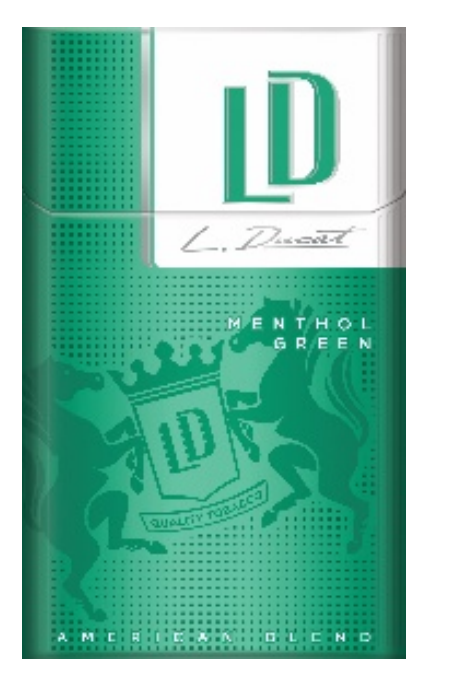 Ld menthol green king box