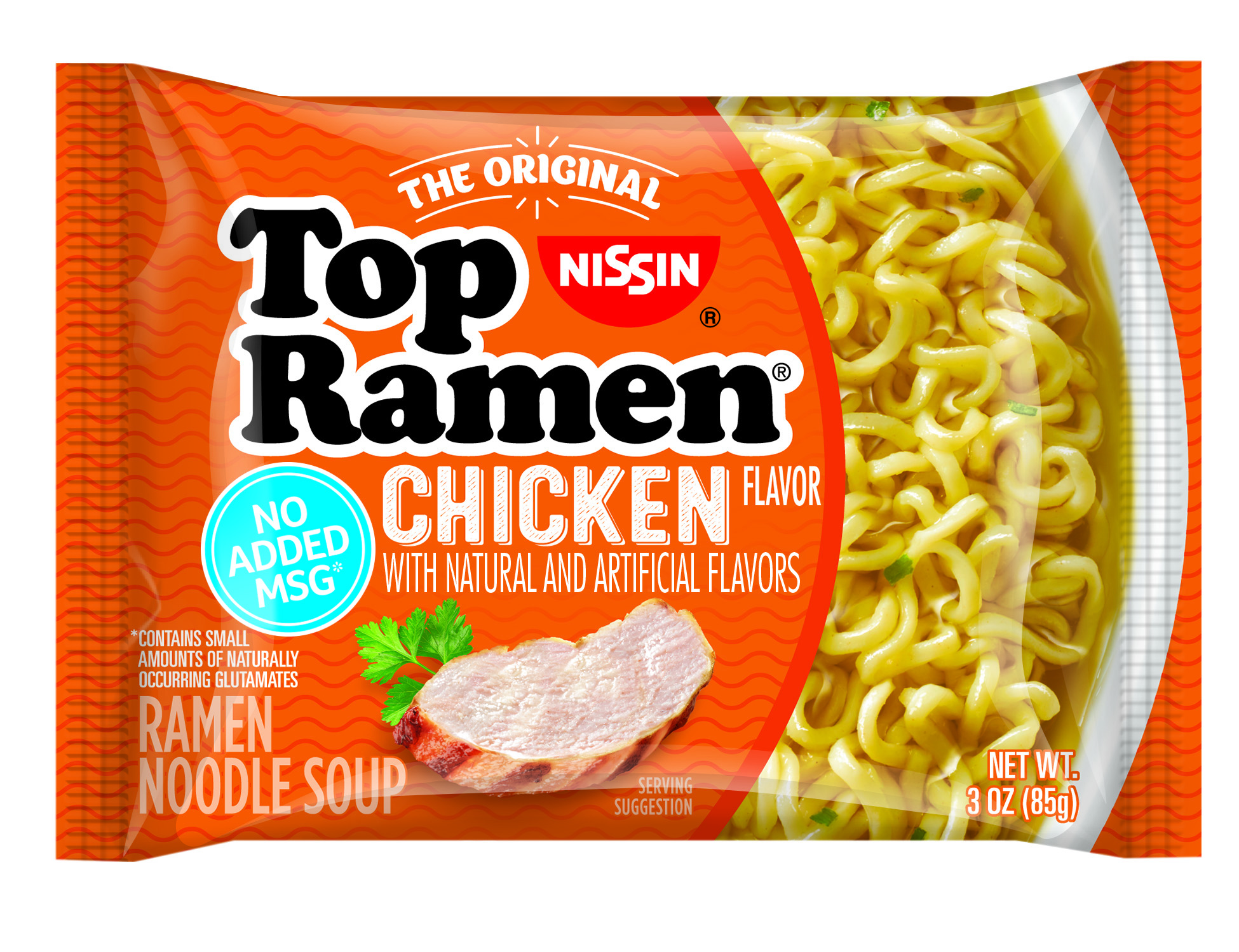 Nissin top ramen chicken noodles 24ct 3oz