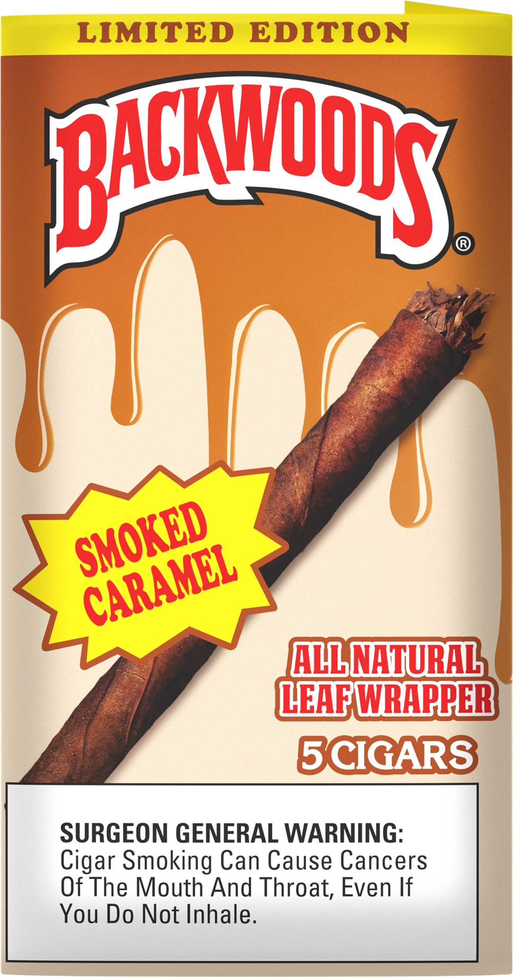 Backwoods smoked caramel cigars 8/5pk