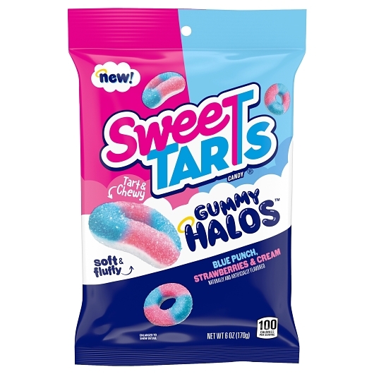 Sweetarts strw-crm gummy halos 6oz