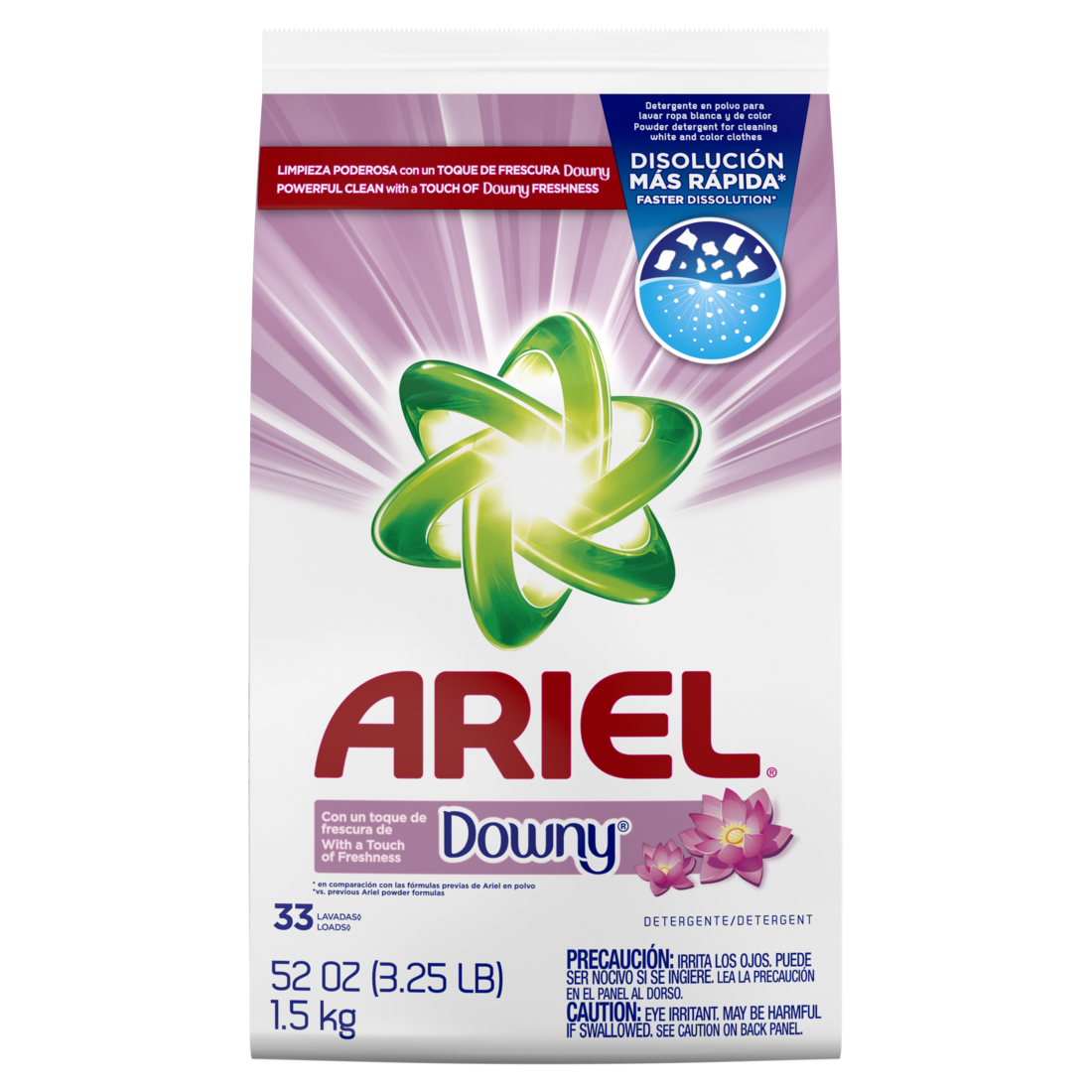 Ariel con downy detergente 6ct 1.5kg