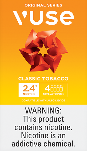 Vuse alto pods classic tobacco 2.4% 5/4ct