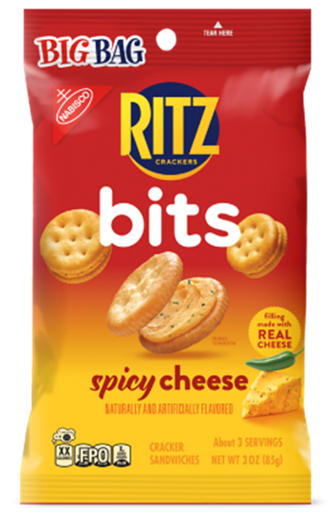 Ritz sandwich spicy queso big bag 12ct 3oz